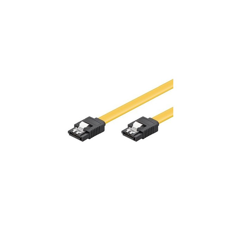 Comprar Ewent Cable Sata 0.5m, 6gbs, Sata 3 Sata 7-Pin,, Negro, Amarillo - Ganga Electrónica