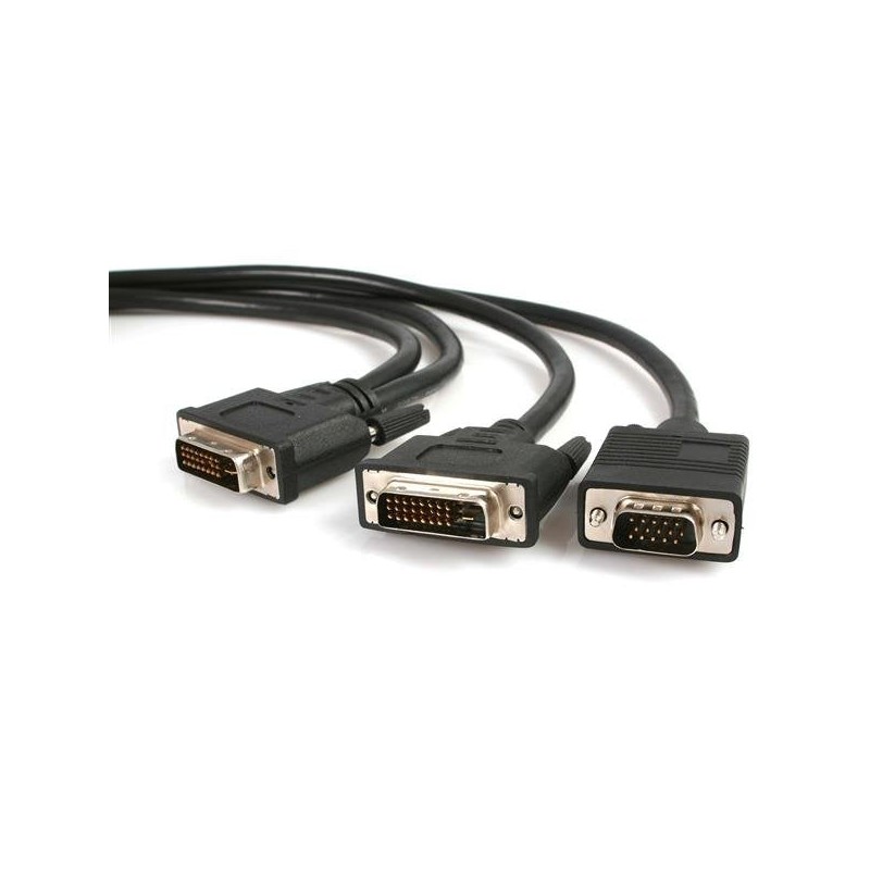 Comprar Startech.Com Cable De 1,8m Multiplicador De Vídeo Dvi-I Macho A Dvi-D Macho Y Hd15 Vga Macho Para Monitor - Splitter - G