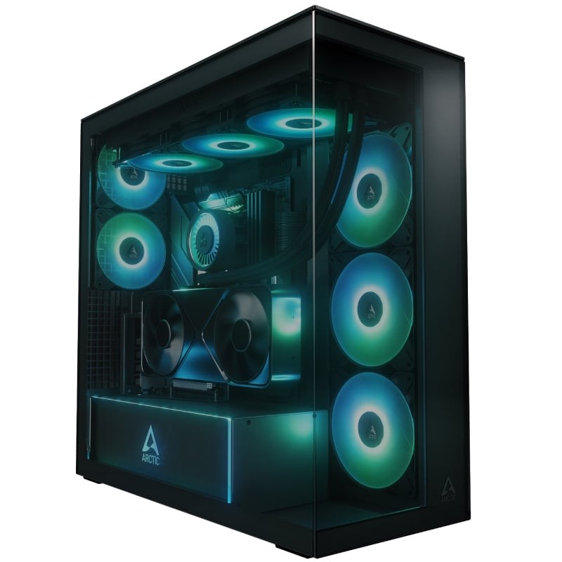 Comprar Caja Gaming Torre Arctic Xtender VG Black (Cristal tintado) - Ganga Electrónica