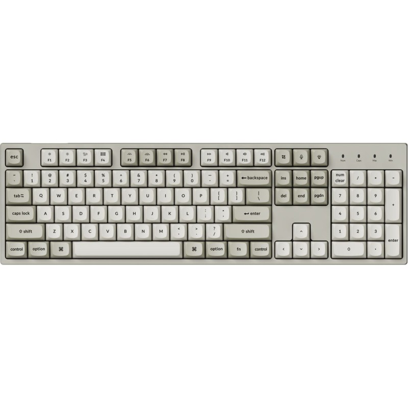 Comprar Keychron C2 Pro 8K - Wired Mechanical Keyboard - Us QWERTY - Banana Switch - Ganga Electrónica