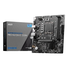 Comprar Placa Base Msi 1700 Pro H610m-E Ddr4 M-Atx 2xddr4 4xsata6 1xusb 2xusb 2.0 - Ganga Electrónica