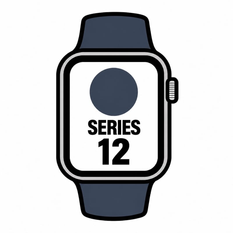Comprar Apple Watch Series 12/ GPS/ 46mm/ Gris Espacial/ Correa Deportiva Azul Marino (S/M) - Ganga Electrónica