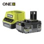 Comprar Cargador + Batería de litio Ryobi ONE+ RC18120-140X/ 18V 4,0Ah - Ganga Electrónica