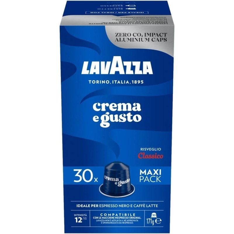 Comprar Cápsula Lavazza Crema e Gusto Clásico para cafeteras Nespresso/ Caja de 30 - Ganga Electrónica