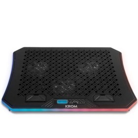 Comprar Soporte Refrigerante KROM Kooler para Portátiles hasta 19'/ Iluminación LED - Ganga Electrónica