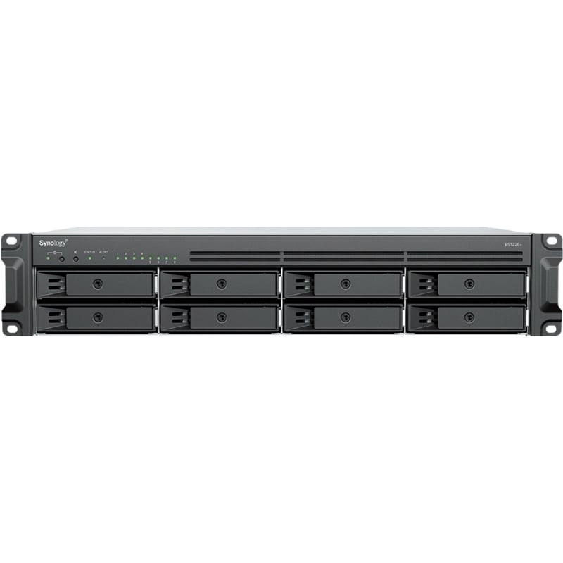 Comprar NAS Synology RackStation RS1226+/ 8 Bahía 3.5'- 2.5'/ 4GB DDR4/ Formato Rack - Ganga Electrónica