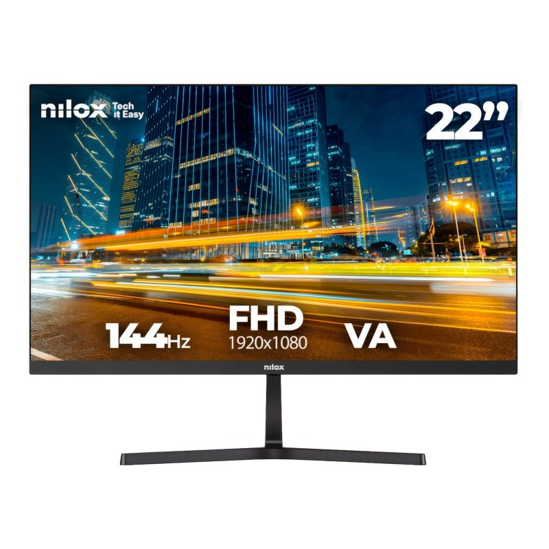 Comprar Nilox NXM22FHD14401 Negro - Monitor 22" 144HZ full HD - Ganga Electrónica