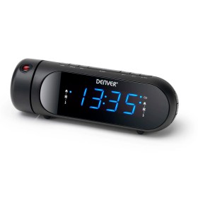 Comprar Denver CPR-700 Negro - Radio reloj con proyector y función de doble alarma - Ganga Electrónica