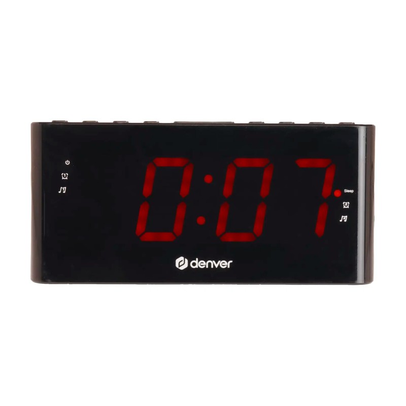 Comprar Denver CPR-710 Negro - Radio reloj con proyector y función de doble alarma - Ganga Electrónica