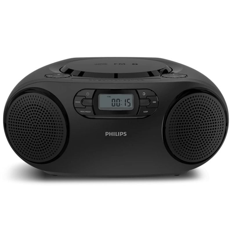 Comprar Radio CD Philips TAZ2000B/ 3W RMS/ con Cable/ con Pilas/ Negra - Ganga Electrónica