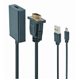 Comprar Gembird Adaptador Vga A Hdmi Con Audio Jack 3.5mm 0.15m Negro A-Vga-Hdmi-01 - Ganga Electrónica