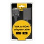 Comprar Gembird Adaptador Vga A Hdmi Con Audio Jack 3.5mm 0.15m Negro A-Vga-Hdmi-01 - Ganga Electrónica