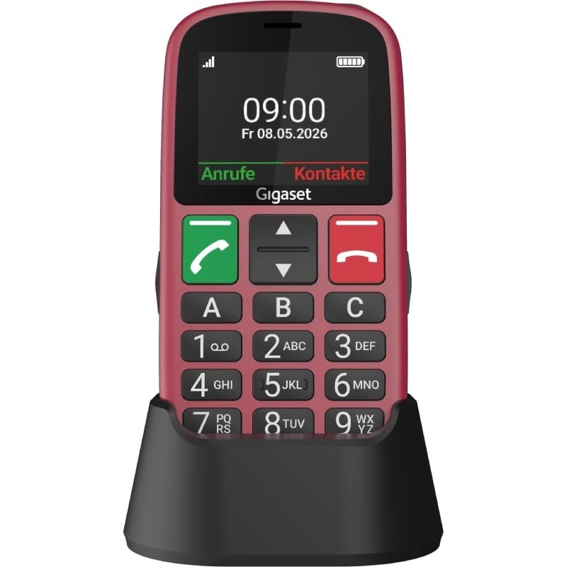 Comprar Teléfono Móvil Gigaset GL30 para Personas Mayores/ 4G/ Rojo - Ganga Electrónica