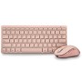 Comprar Teclado y Ratón Inalámbricos NGS Fantasy Kit/ Rosa/ Frances - Ganga Electrónica