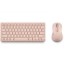 Comprar Teclado y Ratón Inalámbricos NGS Fantasy Kit/ Rosa/ Frances - Ganga Electrónica