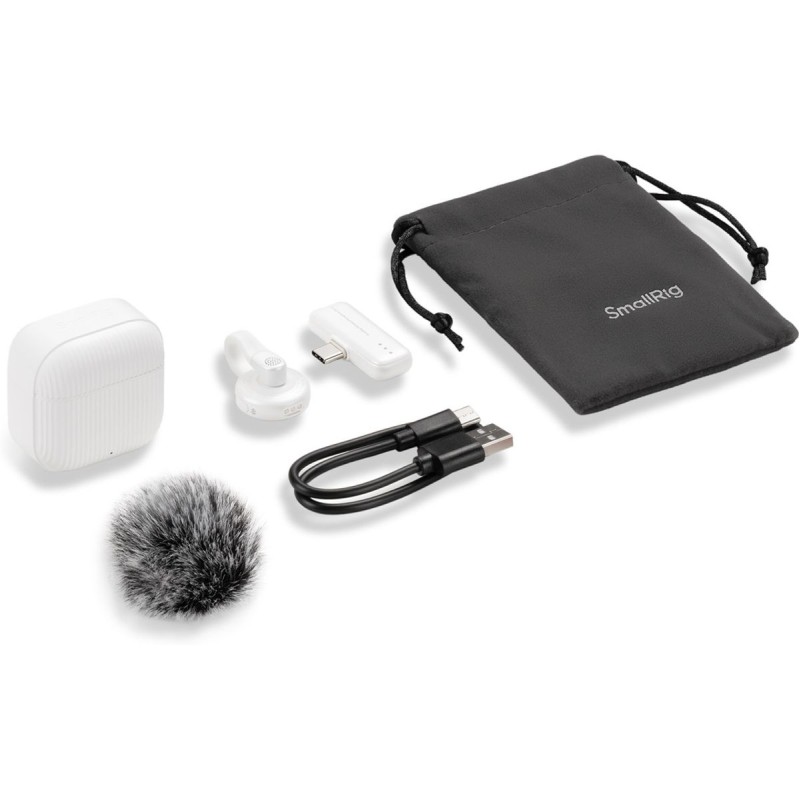 Comprar SmallRig 5719 S70-C1 Wireless Microphone w/ USB-C Adapter For Phones (White) - Ganga Electrónica