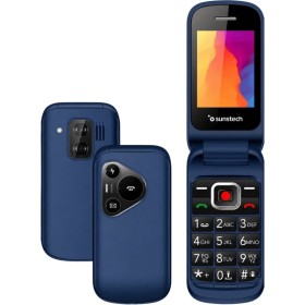 Comprar Teléfono Móvil Sunstech CELT24 para Personas Mayores/ Azul - Ganga Electrónica
