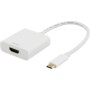 Comprar Deltaco USB-C To HDMI Adapter 4K 4096x2160 30Hz - White - Ganga Electrónica