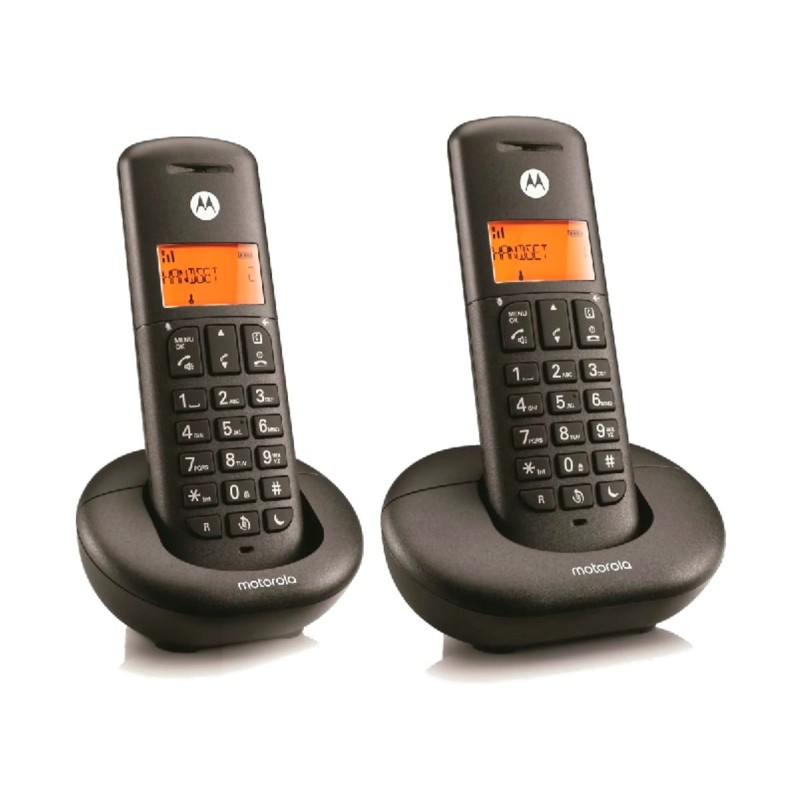 Comprar Motorola Duo E202 Negro - Teléfonos inalámbricos - Ganga Electrónica