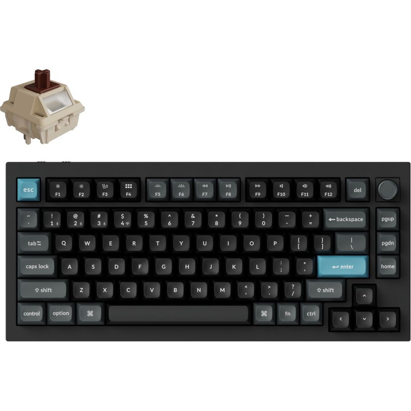 Comprar Keychron Q1 Ultra - Wireless Mechanical Keyboard - Us QWERTY - Brown Switch 75% - Ganga Electrónica