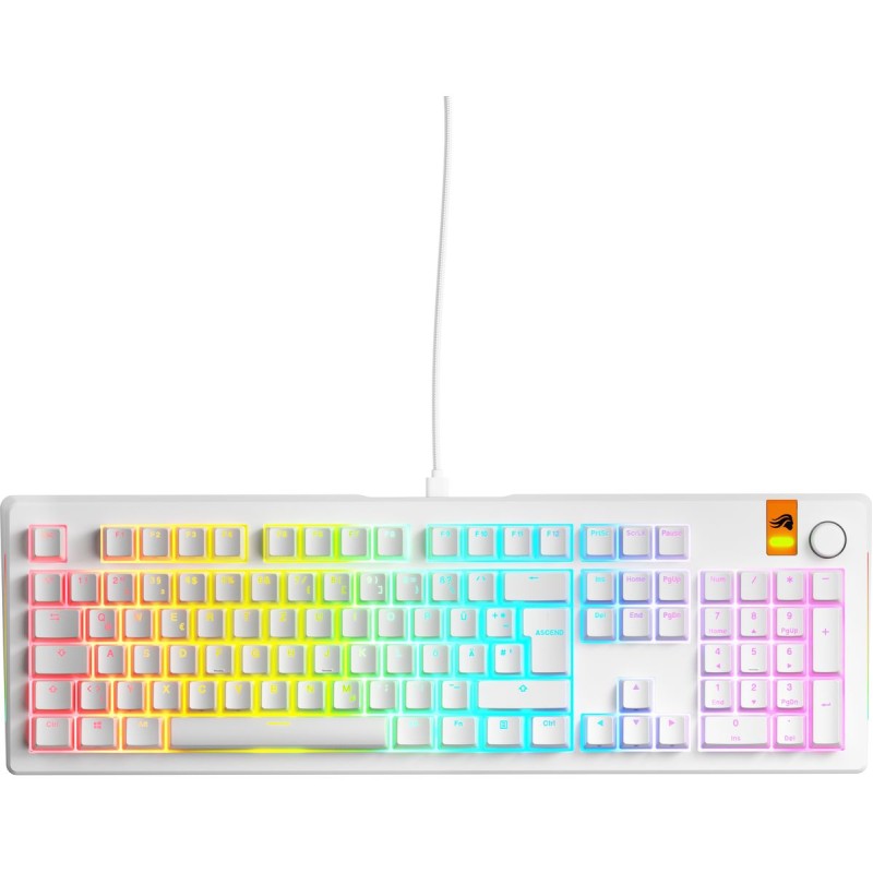 Comprar Glorious GMMK 3 HE - Prebuilt Wired Gaming Keyboard 100% - White - DE QWERTZ - Ganga Electrónica