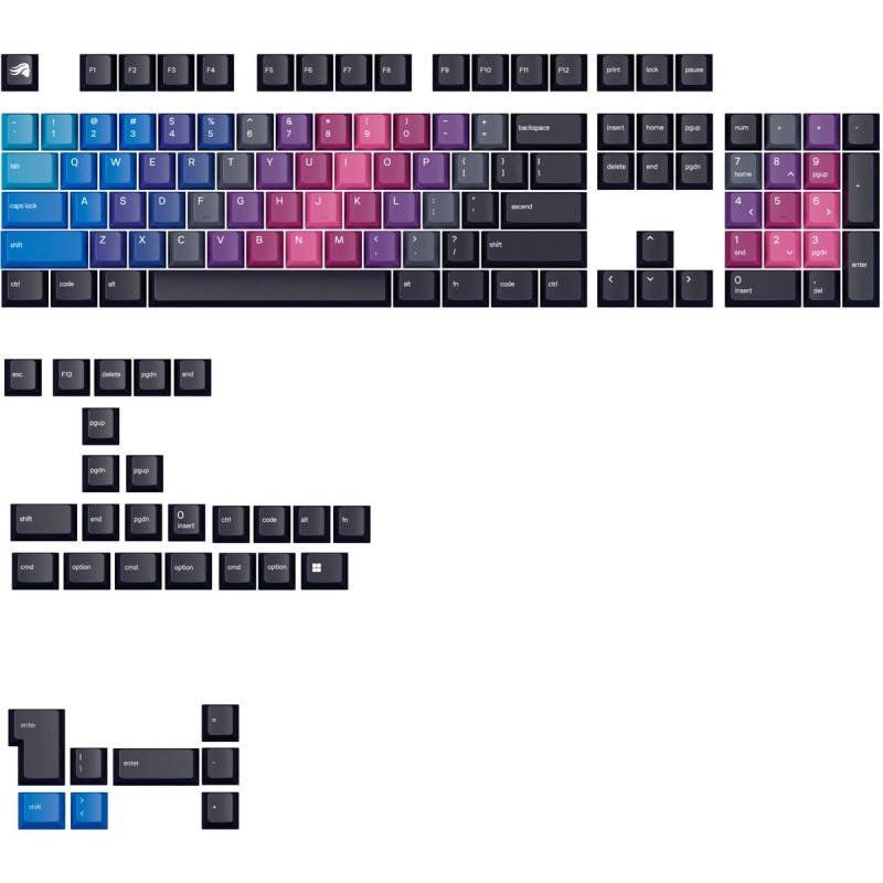 Comprar Glorious GPBT Gradient Keycaps - Afterparty - Us - Ganga Electrónica