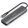 Comprar Docking USB Tipo-C Aisens ASUC-7P026-GR/ 1xHDMI 4K/ 2xUSB/ 1xUSB Tipo-C / 1xUSB Tipo-C PD/ 1xLector Tarjetas/ Gris - Gan