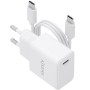Comprar Cargador de Pared GaN Aisens ASCH-20W1P081-W/ 1xUSB Tipo-C/ 20W/ Blanco/ Incluye Cable USB Tipo-C - Ganga Electrónica
