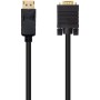 Comprar Cable Conversor Nanocable 10.15.4402/ DisplayPort Macho - VGA Macho/ 2m/ Negro - Ganga Electrónica