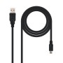 Comprar Cable USB 2.0 Nanocable 10.01.0400/ USB Macho - MiniUSB Macho/ 50cm/ Negro - Ganga Electrónica