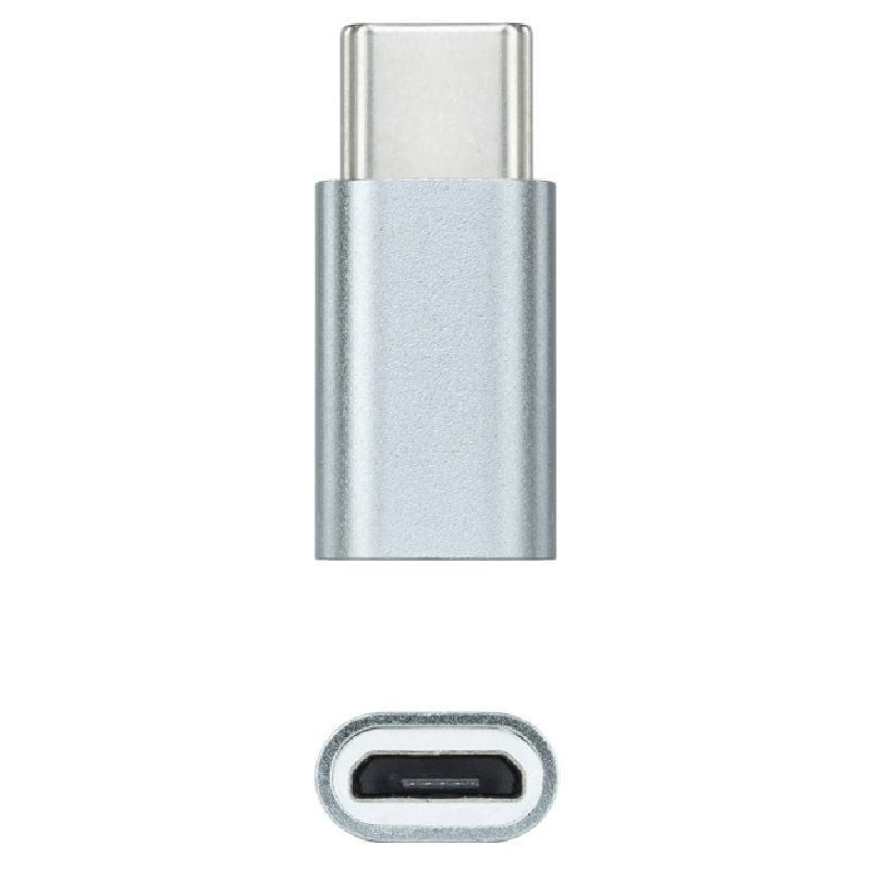 Comprar Adaptador Nanocable 10.02.0011/ USB Tipo-C Macho - MicroUSB Hembra - Ganga Electrónica