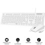 Comprar Teclado y Ratón Subblim Combo Business Slim Silencioso/ Blanco - Ganga Electrónica