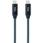 Comprar Cable USB 3.2 Tipo-C Nanocable 10.01.4302-COMB/ USB Tipo-C Macho - USB Tipo-C Macho/ Hasta 100W/ 20Gbps/ 2m/ Gris y Negr