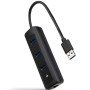 Comprar Hub USB 3.0 Nanocable 10.16.4604/ 3xUSB/ 1xRJ45/ Negro - Ganga Electrónica