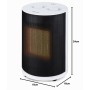 Comprar Calefactor Grunkel CAL-CE1800/ 1800W/ Termostato Regulable - Ganga Electrónica