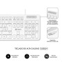 Comprar Teclado Subblim Business Slim Silencioso/ Blanco - Ganga Electrónica