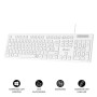 Comprar Teclado Subblim Business Slim Silencioso/ Blanco - Ganga Electrónica
