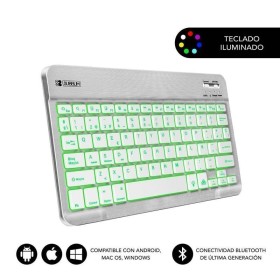 Comprar Teclado Compacto Inalámbrico Subblim Smart Backlit/ Plata - Ganga Electrónica