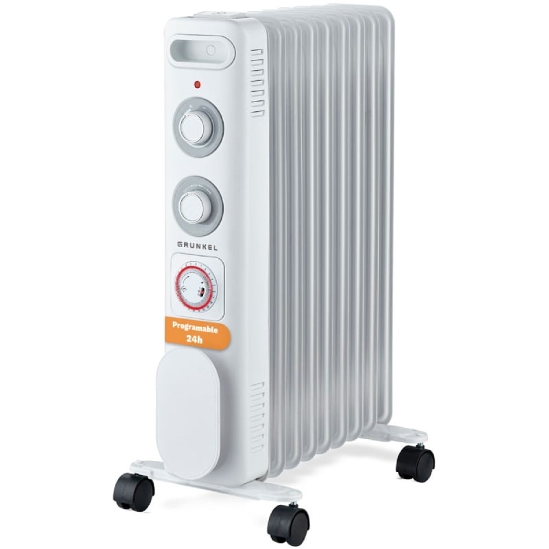 Comprar Radiador de Aceite Grunkel RD-2500S/ 3 Potencias/ 2500W/ 11 Elementos Caloríficos - Ganga Electrónica