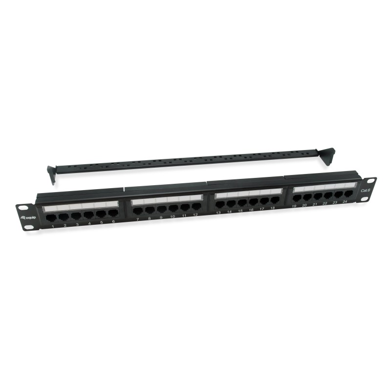 Comprar Equip Patchpanel 24x Rj45 Cat6 19 "1u Dual Idc Comp - Ganga Electrónica