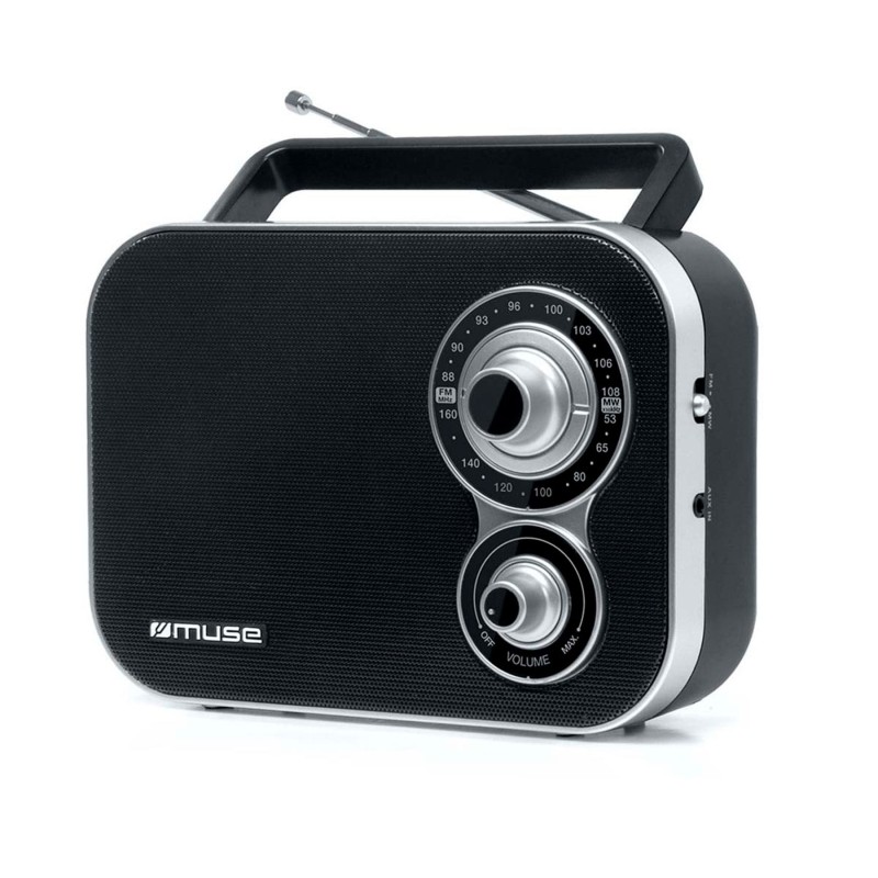 Comprar MUSE M-051 R Negro - Radio portátil - Ganga Electrónica
