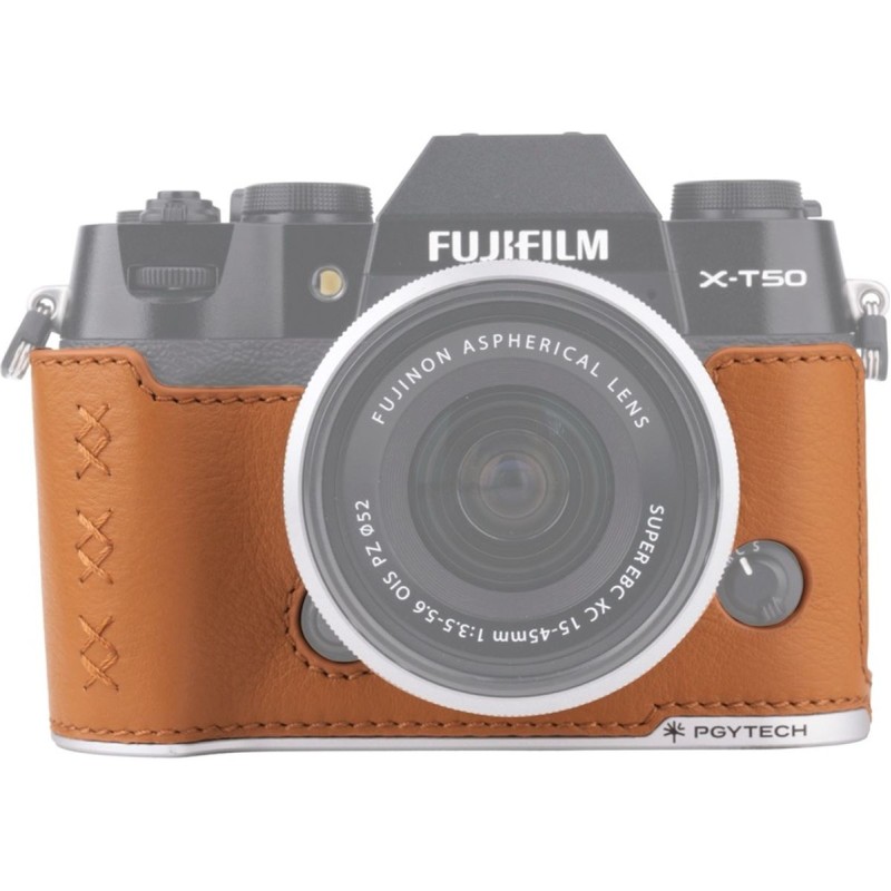 Comprar Pgytech Leather Camera Case (For Fujifilm X T50 / Clay Brown) - Ganga Electrónica