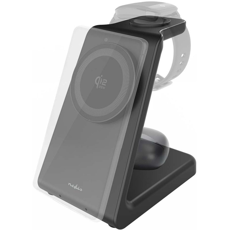 Comprar Nedis Wireless Charger | 3-IN-1 | LED | Cable | USB-C | 1M - Ganga Electrónica