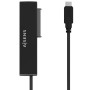 Comprar Adaptador para Discos Duros 2.5'/3.5' Aisens ASE-35C02B/ USB Tipo-C - SATA/ con Alimentador - Ganga Electrónica
