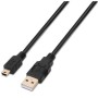 Comprar Cable USB 2.0 Aisens A101-0026/ USB Macho - MiniUSB Macho/ Hasta 2.5W/ 60Mbps/ 3m/ Negro - Ganga Electrónica