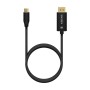 Comprar Cable Conversor DisplayPort 8K 60HZ Aisens A109-0687/ USB Tipo-C Macho - Displayport Macho/ Hasta 27W/ 1250Mbps/ 1.8m/ N