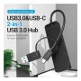 Comprar Hub USB 3.0 y Tipo-C Vention CHTBB/ 4xUSB/ USB Tipo-C PD - Ganga Electrónica