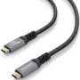 Comprar Cable USB 3.2 Tipo-C Aisens A107-0988/ USB Tipo-C Macho - USB Tipo-C Macho/ Hasta 100W/ 20Gbps/ 3m/ Negro - Ganga Electr