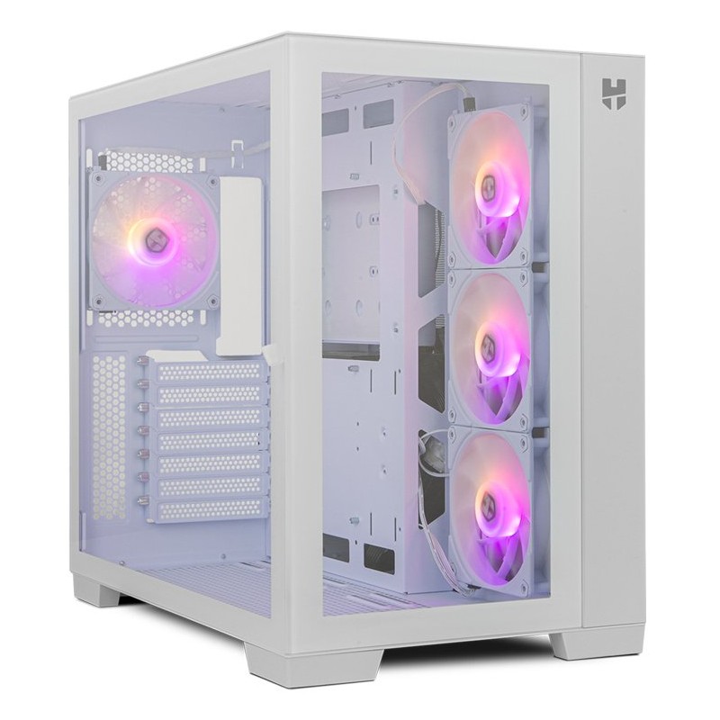 Comprar Nox Caja Miditorre Deluxe Hummer Astra Blanca - Ganga Electrónica