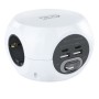 Comprar Regleta Nanocable 10.37.0001/ 3 Tomas de corriente/ 2 USB - 2 USB Tipo-C/ Cable 1.4m/ Blanca - Ganga Electrónica